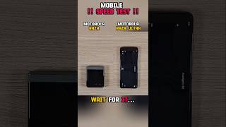 Motorola Razr vs Razr Ultra ⚡ Speed Test | Shocking Winner 😱 #shorts
