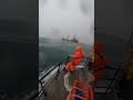 Easy Job? 🌊😳 #ocean #ship #storm #waves #northsea