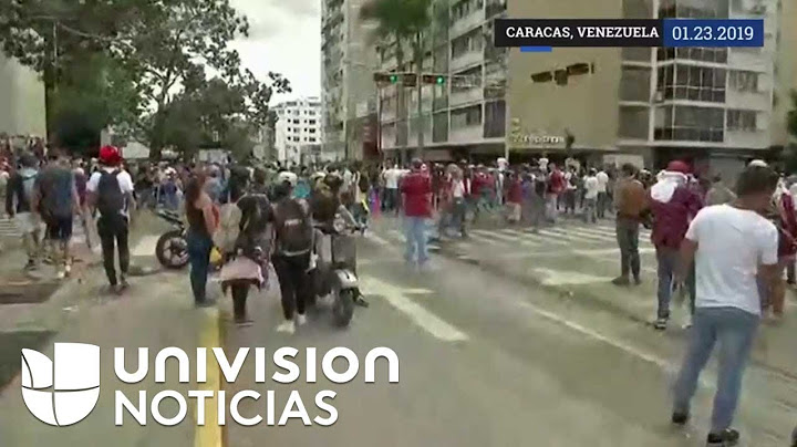 Venezuela: Juan Guaidó se autoproclama presidente interino y Trump lo reconoce