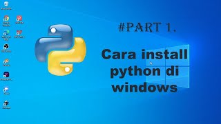 Install python pada windows