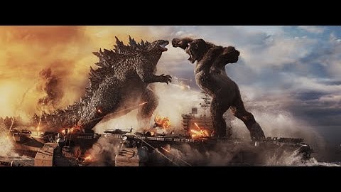 I added artificial sound effects to a clip from Godzilla vs Kong 2021