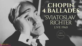 Chopin  4 Ballades (Century's recording: Sviatoslav Richter, Live 1960)