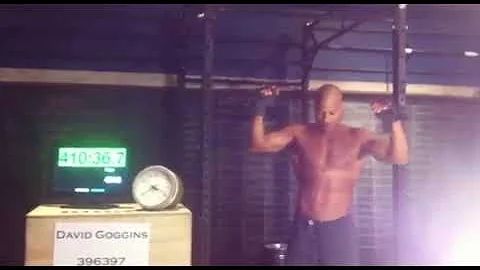 Goggins Last Reps for Pull Up Record - January 20, 2013