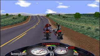 Old Childhood Bike Racing Game Road Rash  - Level Napa Valley screenshot 4