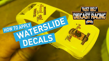 How to Apply Waterslide Decals