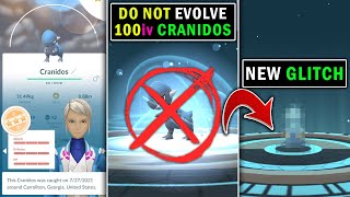 Pokemon Go New Glitch | Do Not Evolve 100iv Cranidos | Pokemon Go New 2021 Evolution Glitch screenshot 5