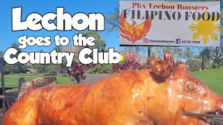 We serve 500+ people Lechon at Arizona's premier country club