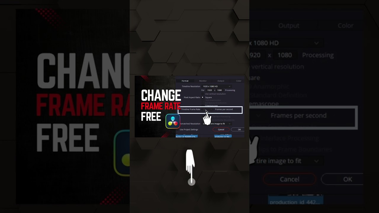 Change DaVinci Resolve Frame Rate – Quick & Easy!