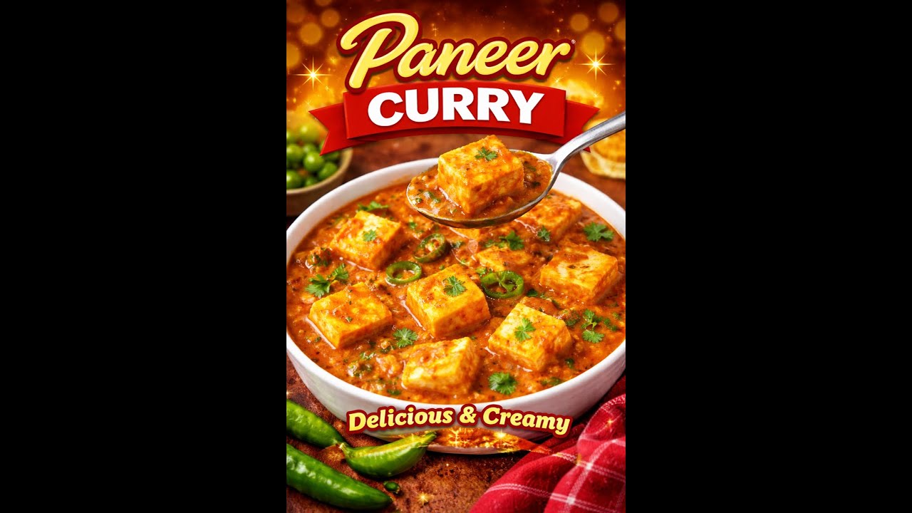 Creamy Paneer Curry in Minutes! 🥘 