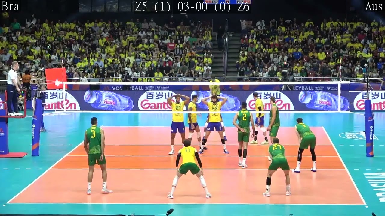 Volleyball Brazil - Australia Amazing Full Match