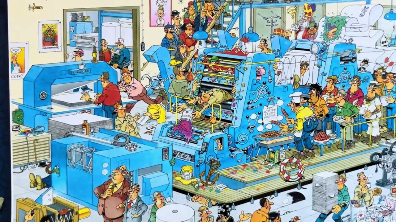 The Printing House' | 'The Printing Office' | Jan van Haasteren