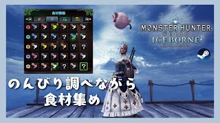 【steam版MHW/IB】お魚探し！のんびり調べながらのあいすぼーん🎮【参加型配信】