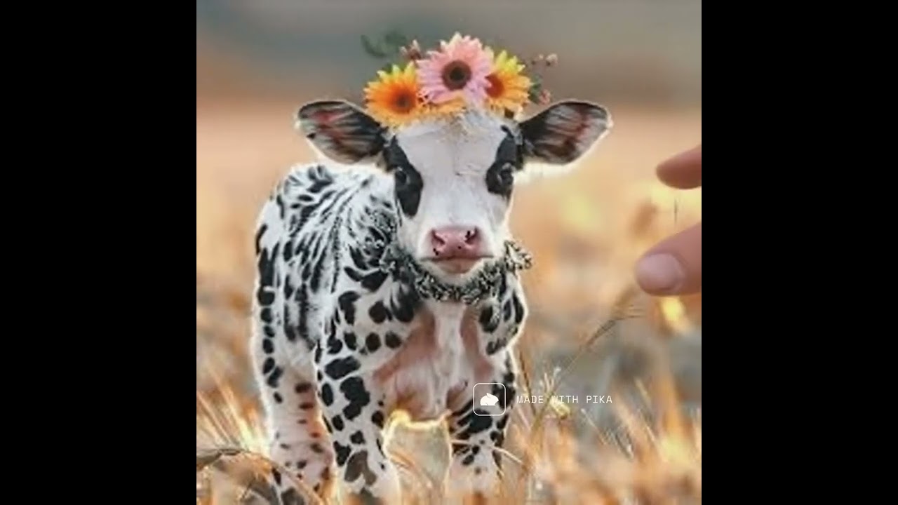 a young animal of the Normande breed of cattle 