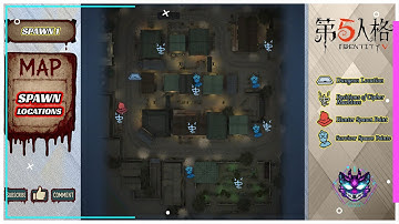All Spawn Locations / Dungeons / Survivor / Hunter / Ciphers l Identity v