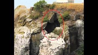 Batman's secret bat cave on a small island, real life proof!