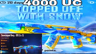 SNOWCAPPED BERG CRATE OPENING | SKS CRATE OPENING | NEW SKS CRATE OPENING BGMI | GLACIER SKS SKIN