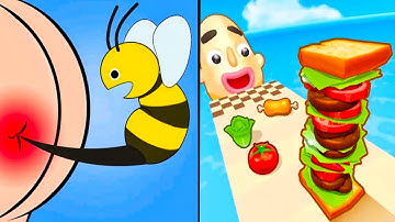 Help Me Tricky Story vs Sandwich Runner - All Levels Gameplay (Android,iOS) Part 67