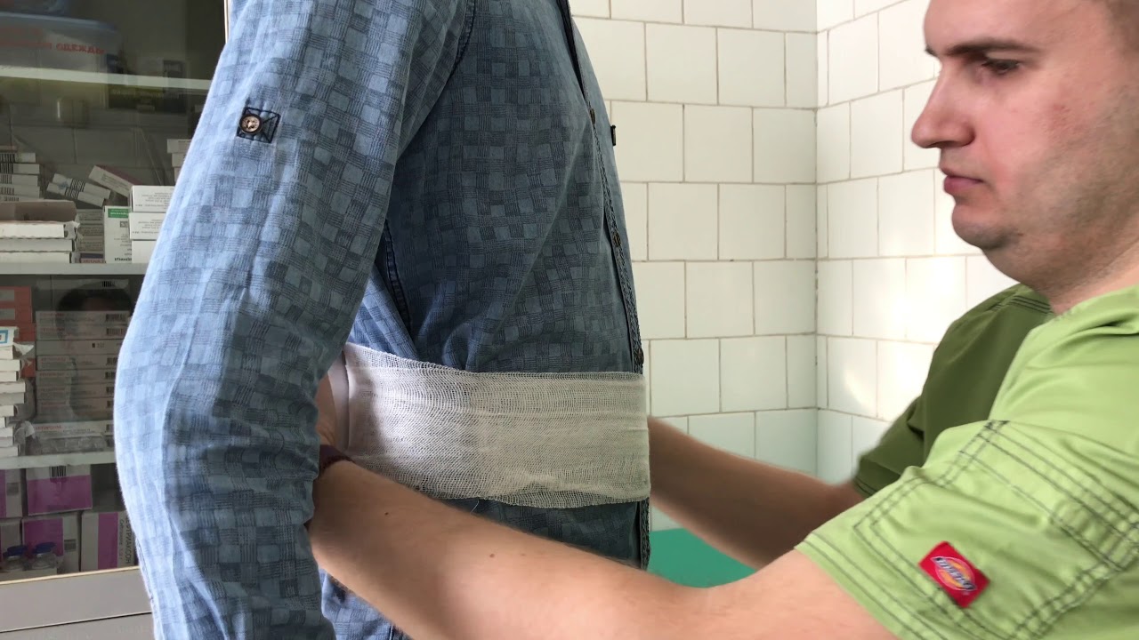 SPIRAL BANDAGE ON THE ABDOMEN 4K YouTube