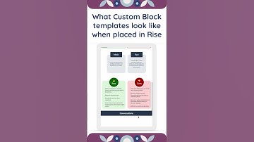 Articulate Rise - Overview of Custom Block Elements