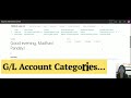 G/L Account SubCategories in Business Central #generalLedger #account #subcategory #coa #d365bc