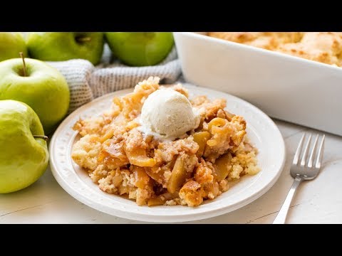 How to Make Old Fashioned Apple Cobbler | The Stay At Home Chef