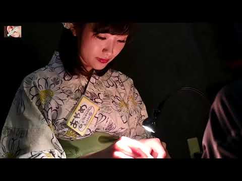 ASMR 和み屋『耳かき店』を体験 - Japanese Ear Cleaning treatment Akihabara 8