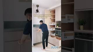 A pantry corner at kitchen! #sgrenovation #transformyourhome #hdbrenovation #home