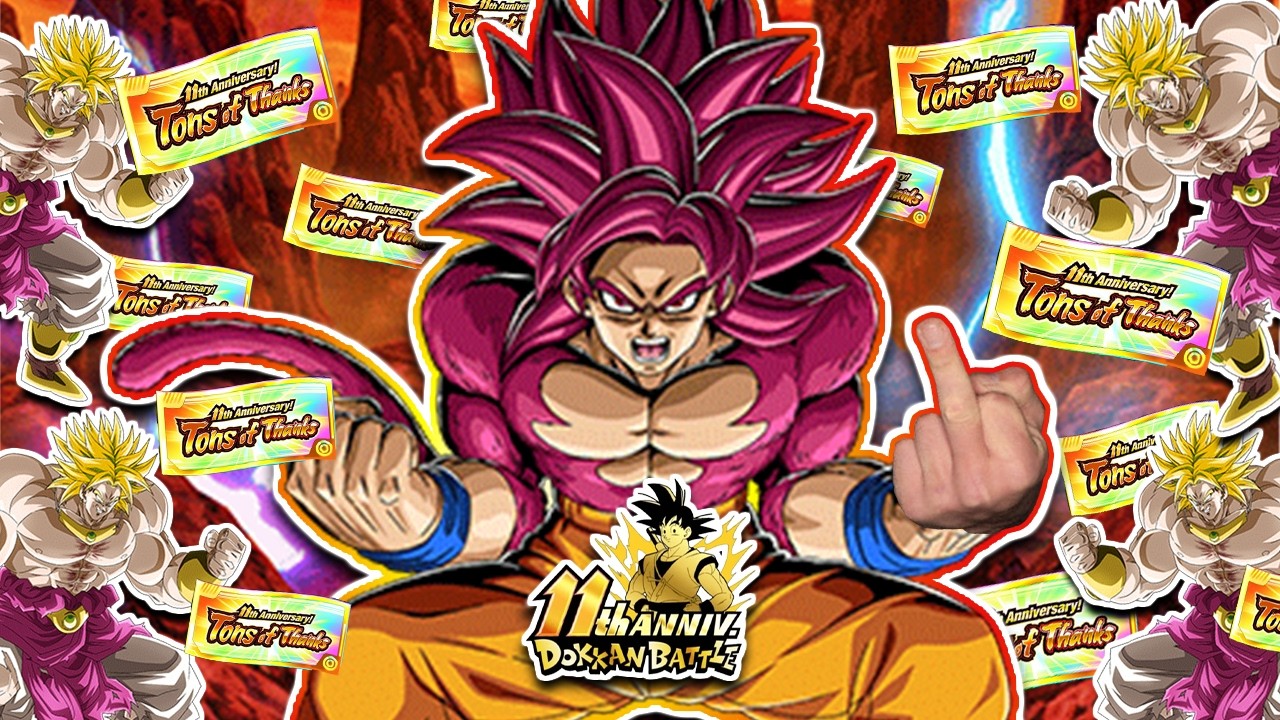 11th Anniversary's Final Shaft || Dokkan Battle - YouTube