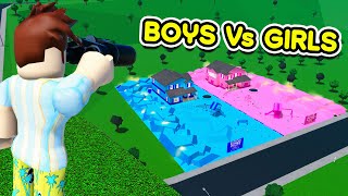 I Found BOYS Vs GIRLS Playground.. They Were At WAR! (Roblox)