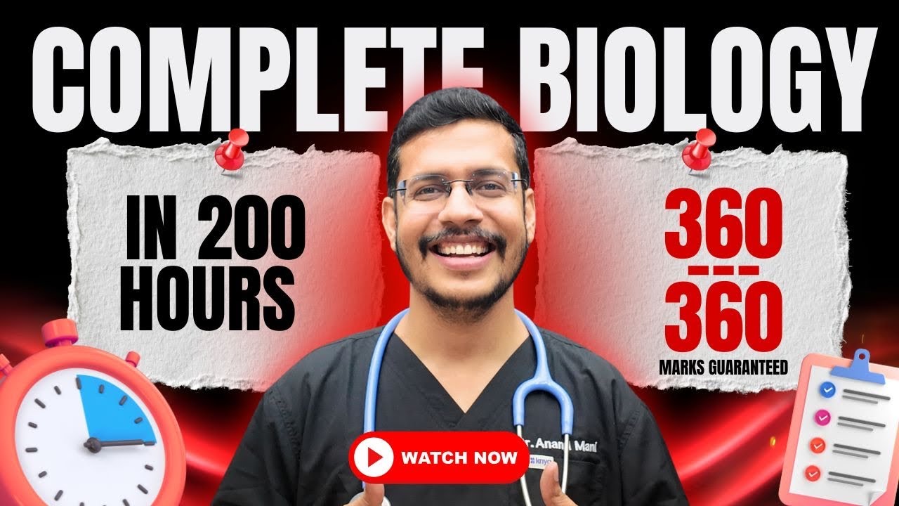 How To Score 360 Marks In NEET 2026 Biology? Complete Biology In 200 ...