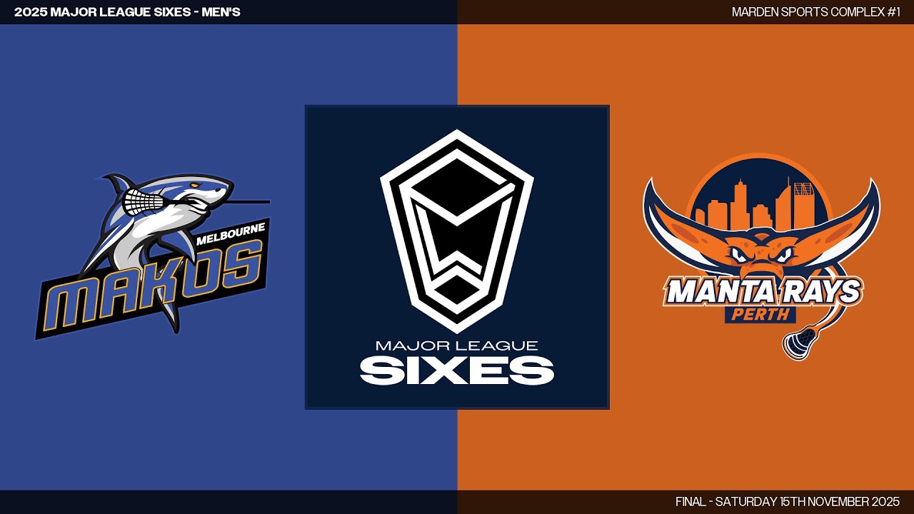Melbourne Makos v Perth Manta Rays (Final) - 2025 Major League Sixes ...