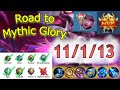 Mid Alice Full game | Mythic Placement Match | MLBB | Road to Mythical Glory