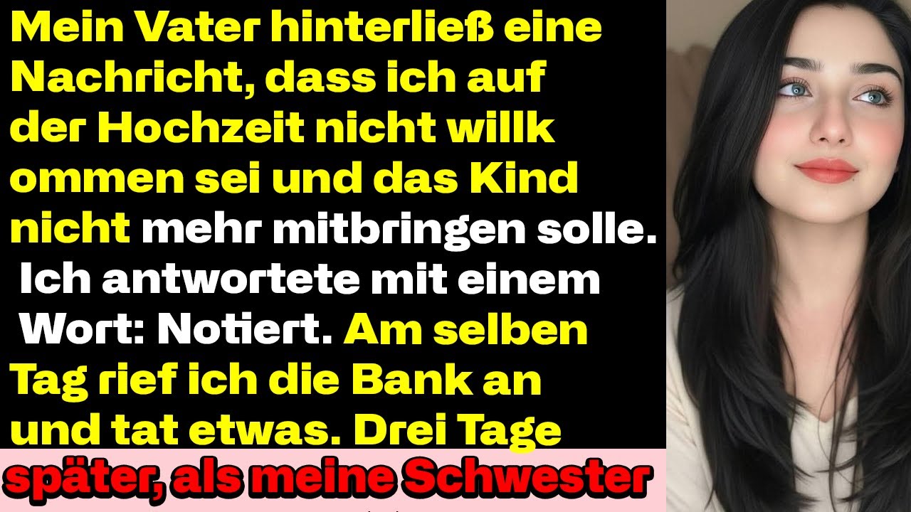 Mein Vater sagte mir ab: Zur Hochzeit unerwünscht – und ich soll niemanden mitbringen