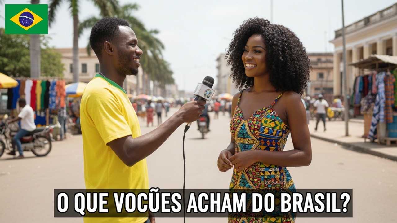 Parei mulheres em Angola para falar do Brasil e o resultado foi esse...