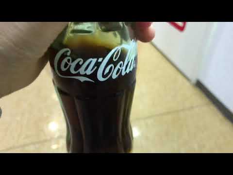 (最悪なASMR)百貨店で瓶コーラ飲んでみた