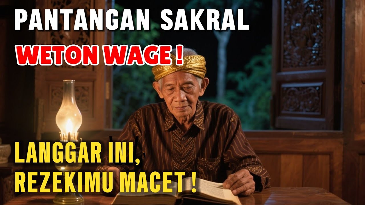 Jangan Lakukan ini Kalau Kamu Lahir Di WETON WAGE ! Bisa Bikin Rezekimu Seret Dan Hidup Sulit