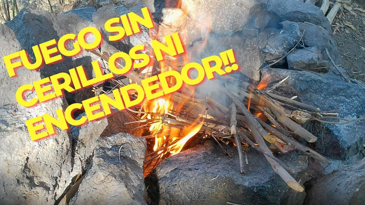 Encender fuego con pedernal