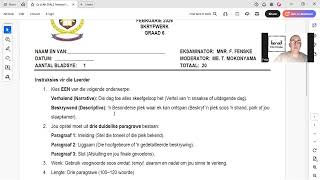 Graad 6 Afrikaans EAT: Hoe om 'n opstel te skryf.  Februarie '26 Assessering.