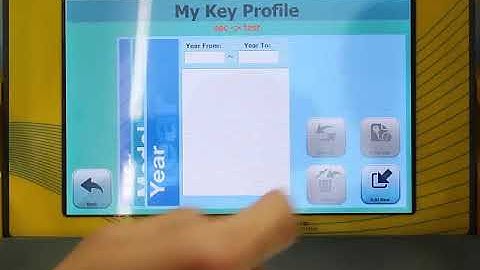 How to add key data  on sec-e9  (  tablet version, not removable )