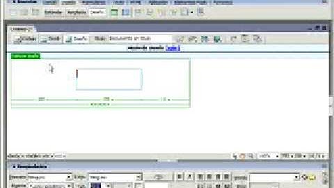 dreamweaver  creacion de un sitio web con videotutoriales.es tablas 5