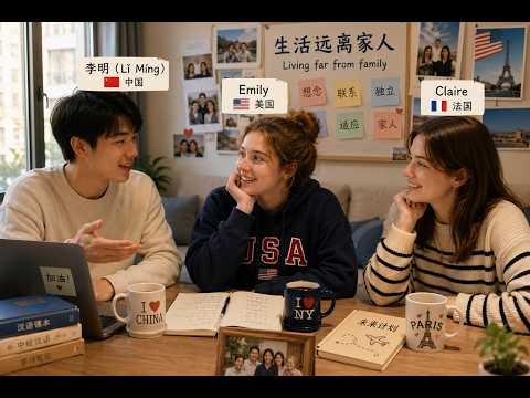 HSK 3 - Sống xa gia đình