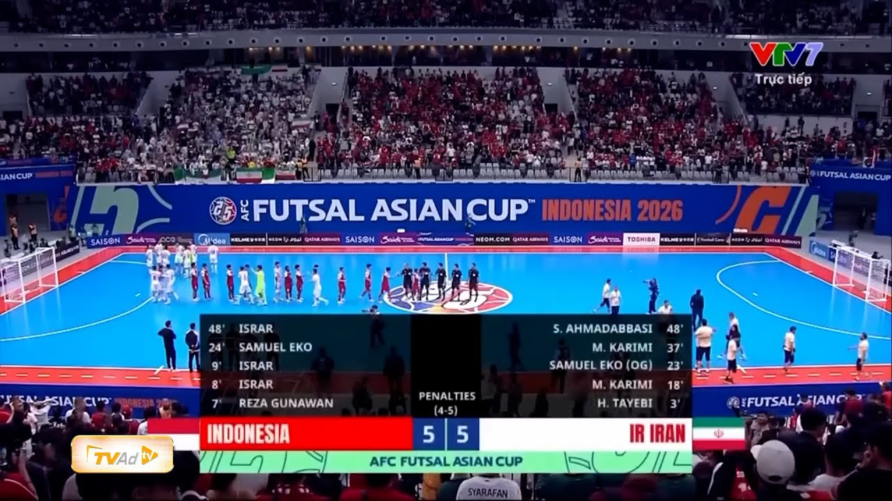 HIGHLIGHTS- ĐT IRAN vs ĐT INDONESIA - RƯỢT ĐUỔI NGOẠN MỤC - CHUNG KẾT FUTSAL CHÂU Á 2026