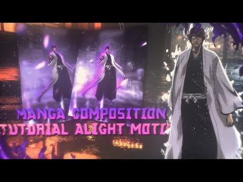 MANGA COMPOSITION TUTORIAL | ALIGHT MOTION