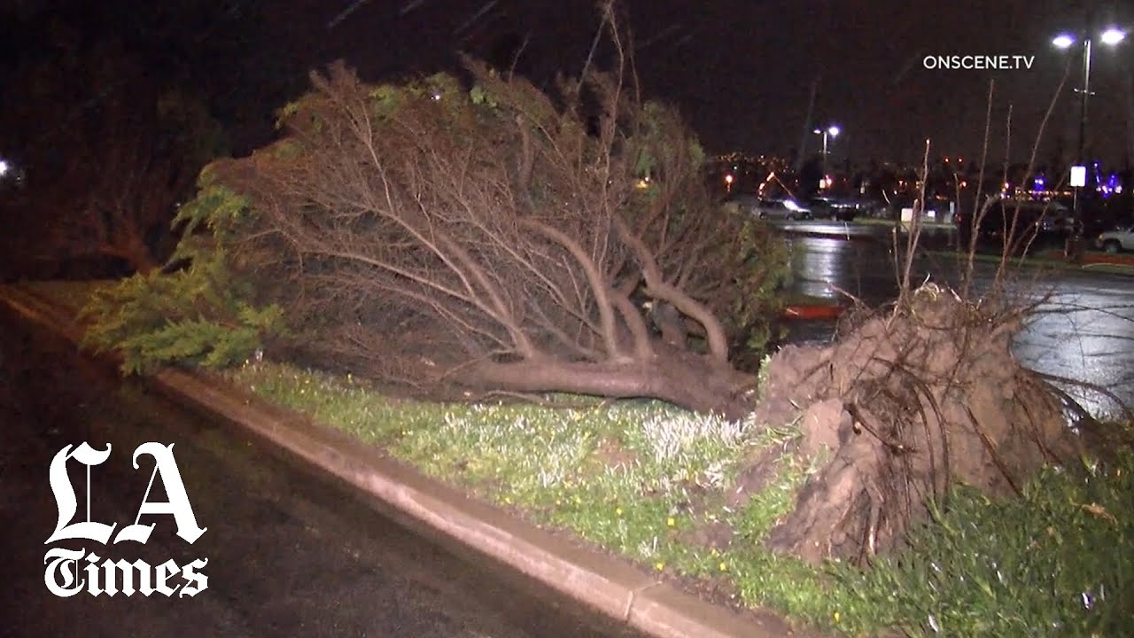 L.A. is pounded by rain, snow and a tornado in wild, winter storm