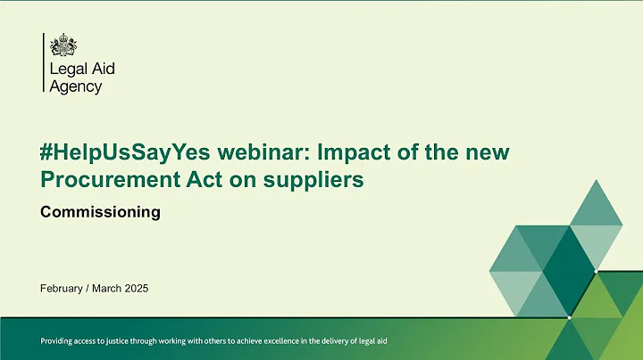 The Procurement Act 2023 webinar