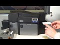 FARGO DTCii Plus - How to clean the card printer using an adhesive card