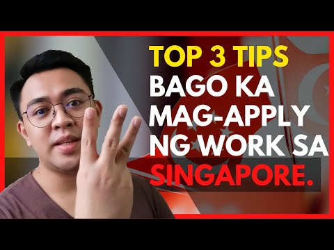 Video: Paano Mag-apply Para Sa Isang Visa Sa Singapore