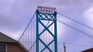 Cinematic Riverside at Detroit Michigan