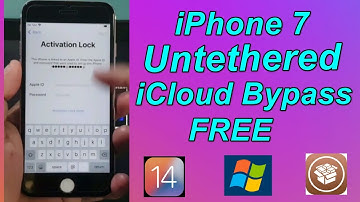 iPhone 7 Free Untethered iCloud Bypass latest iOS14.6 On Windows Pc