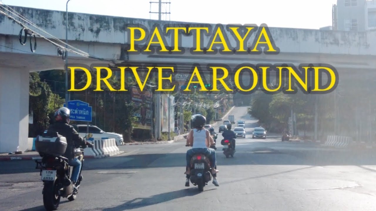 PATTAYA DECEMBER 2020  Drive around Pratumnak hill 